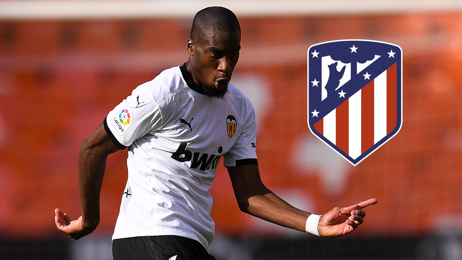 Geoffrey Kondogbia Atletico Madrid badge composite