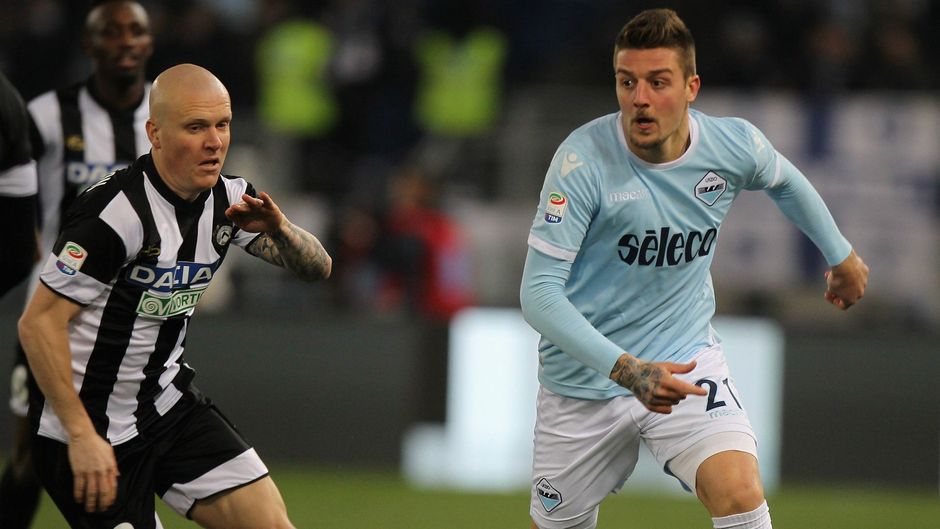 Halfredsson Milinkovic Savic Lazio Udinese