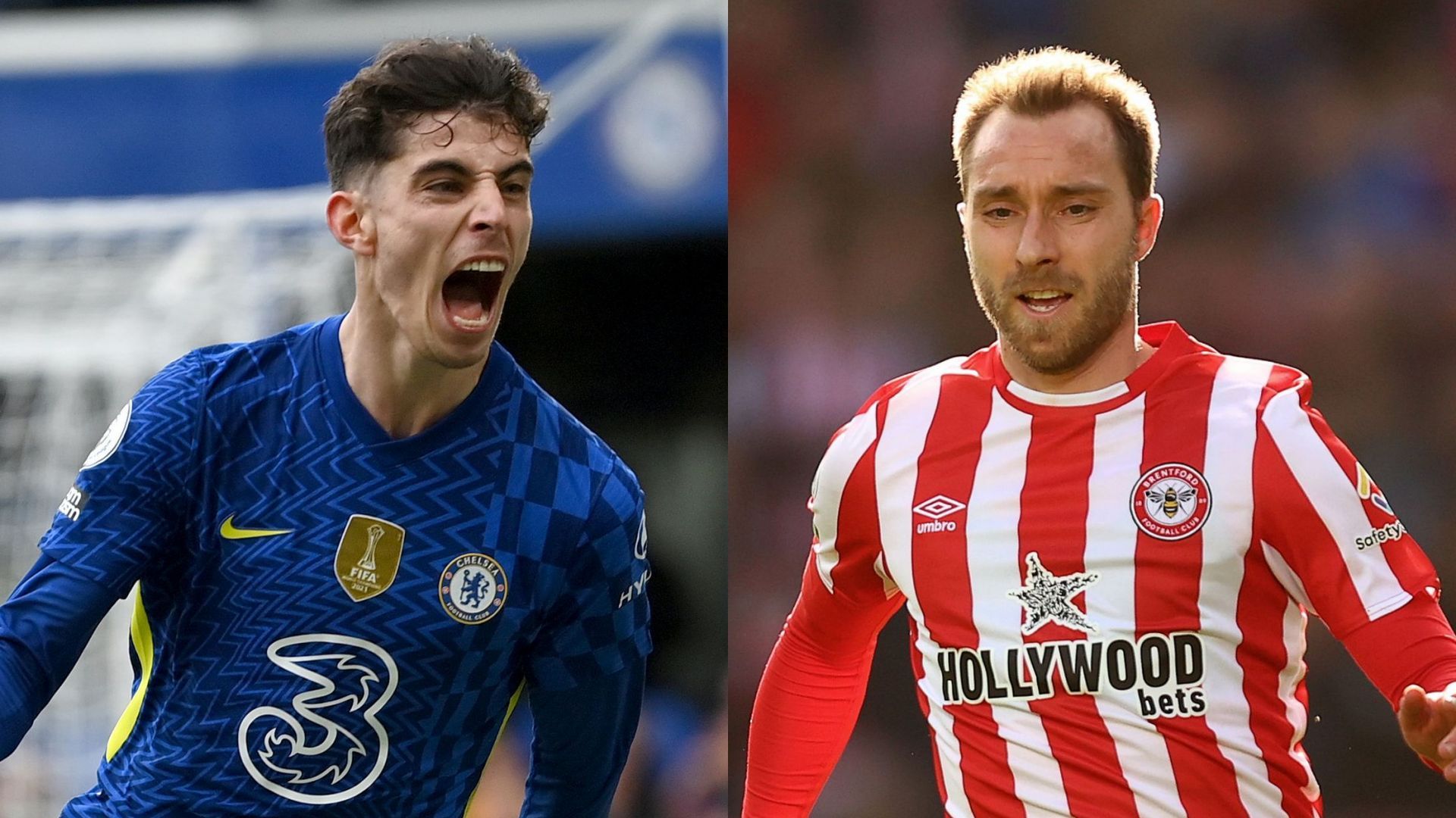 Kai Havertz Chelsea Christian Eriksen Brentford