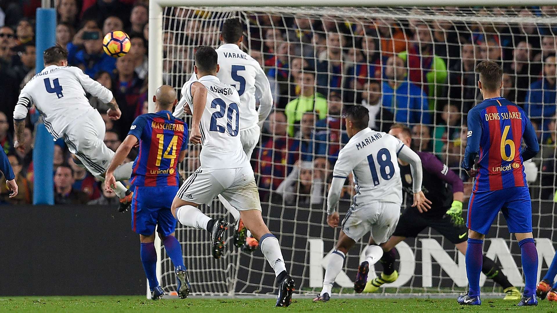 Sergio Ramos Real Madrid Barcelona