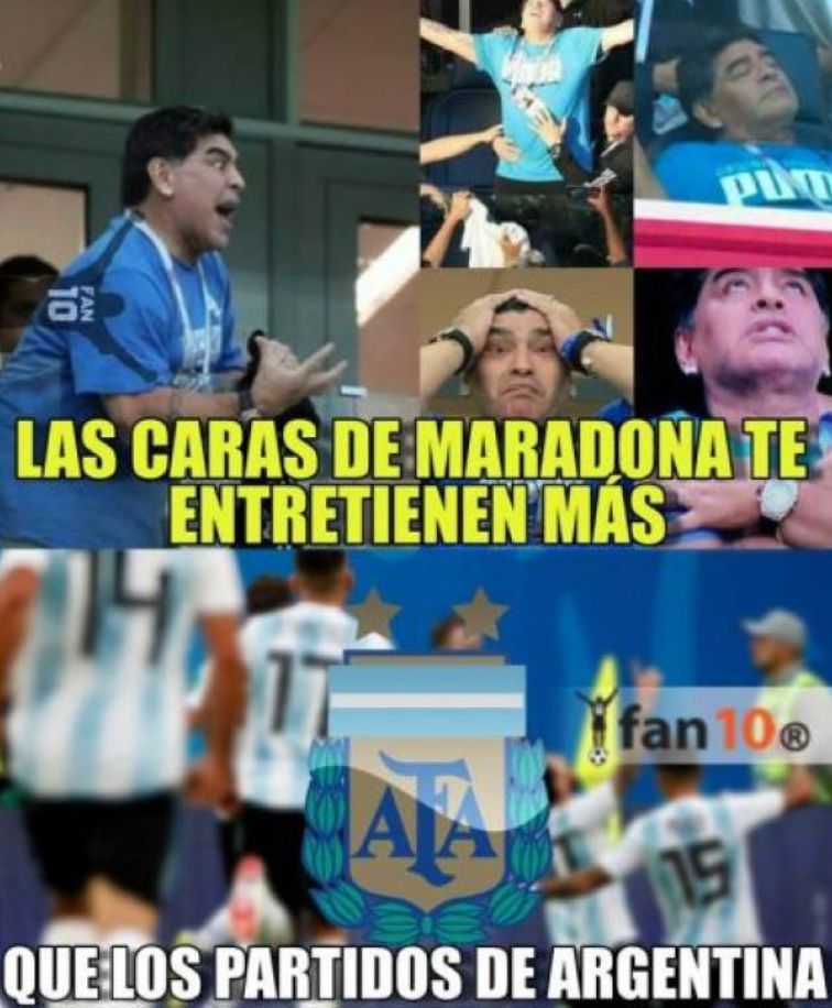 Memes Argentina Nigeria 260618