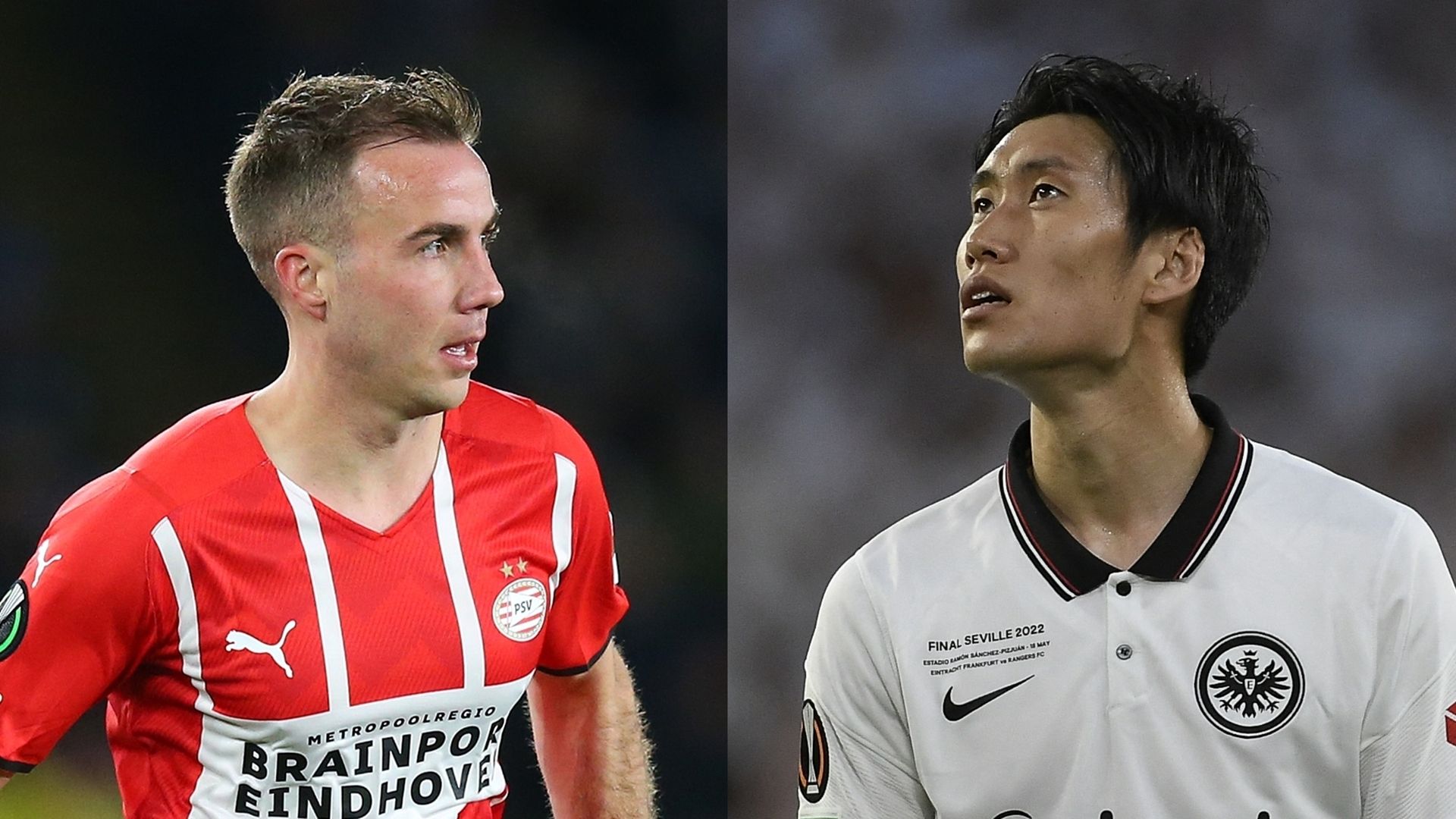 Mario Gotze & Daichi Kamada