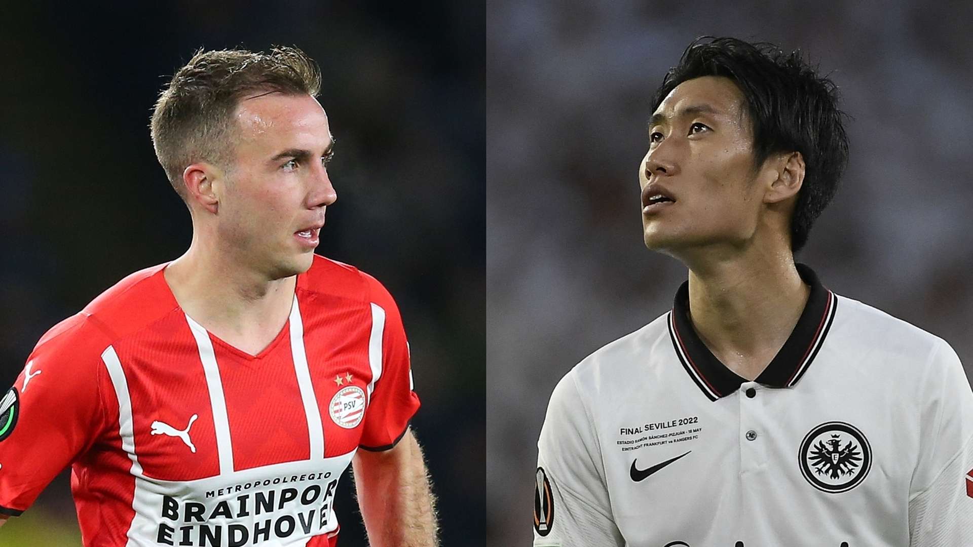Mario Gotze & Daichi Kamada