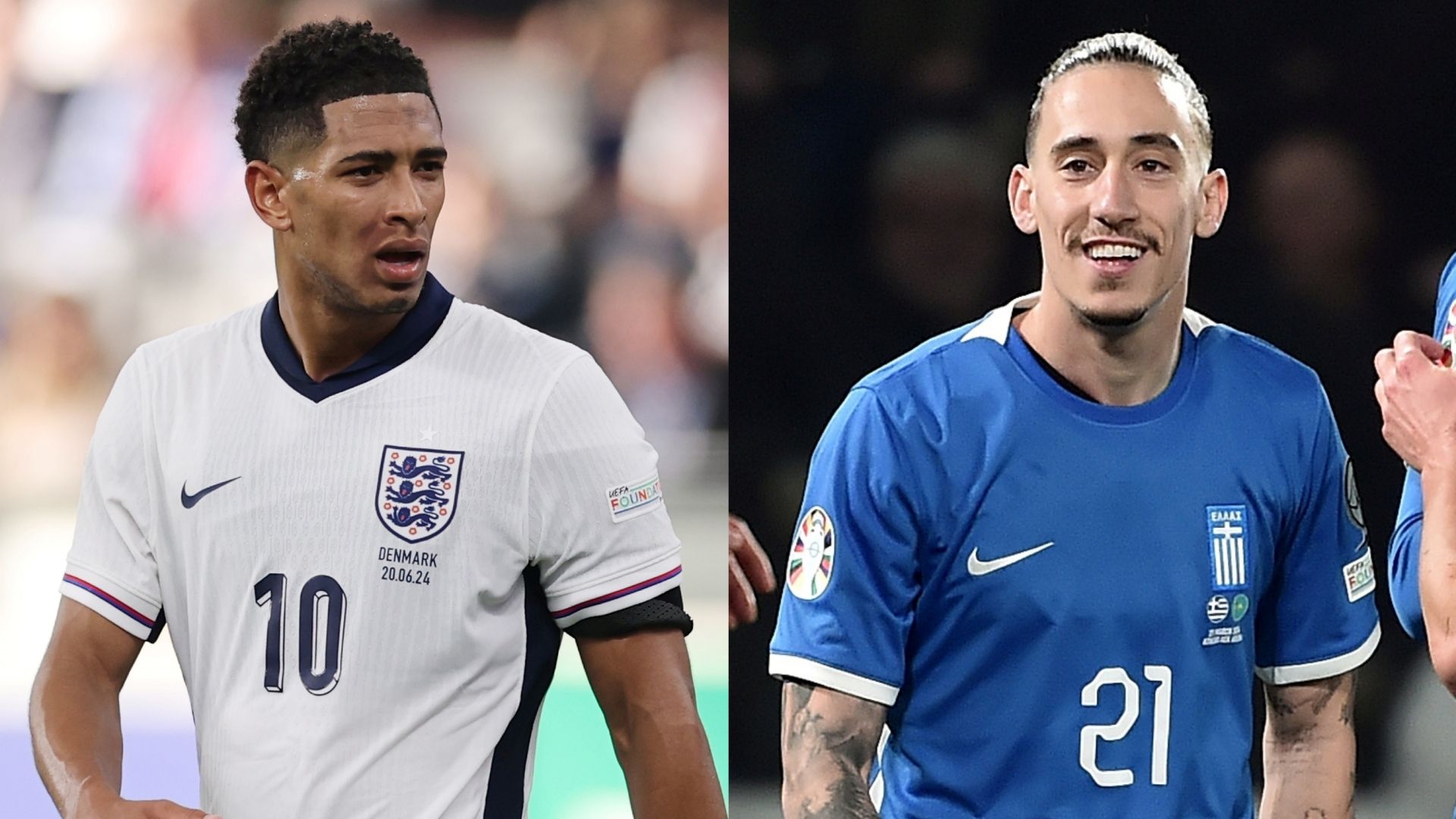 Jude Bellingham England Kostas Tsimikas Greece