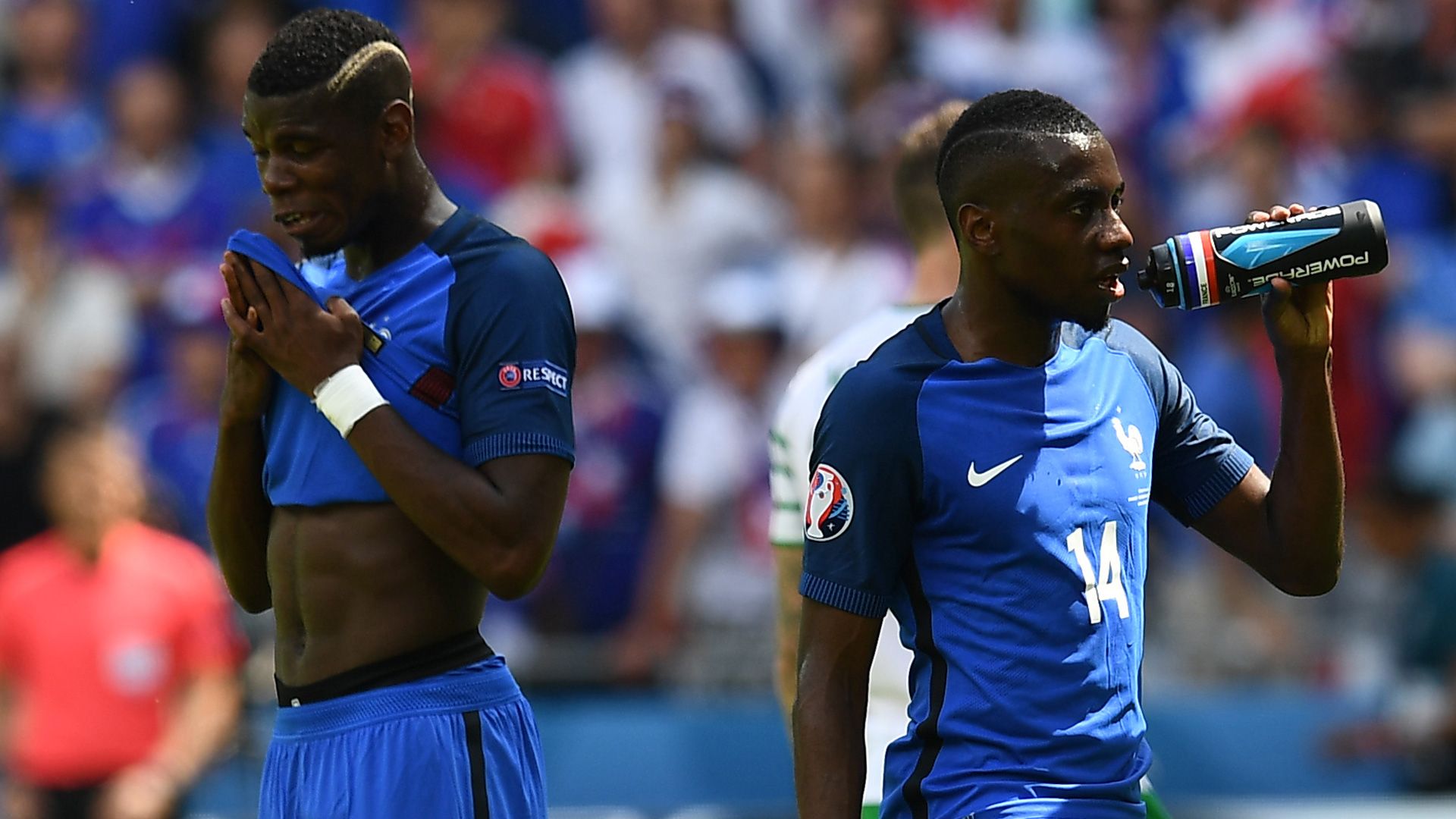 Paul Pogba Blaise Matuidi Frankreich EM 2016 06262016
