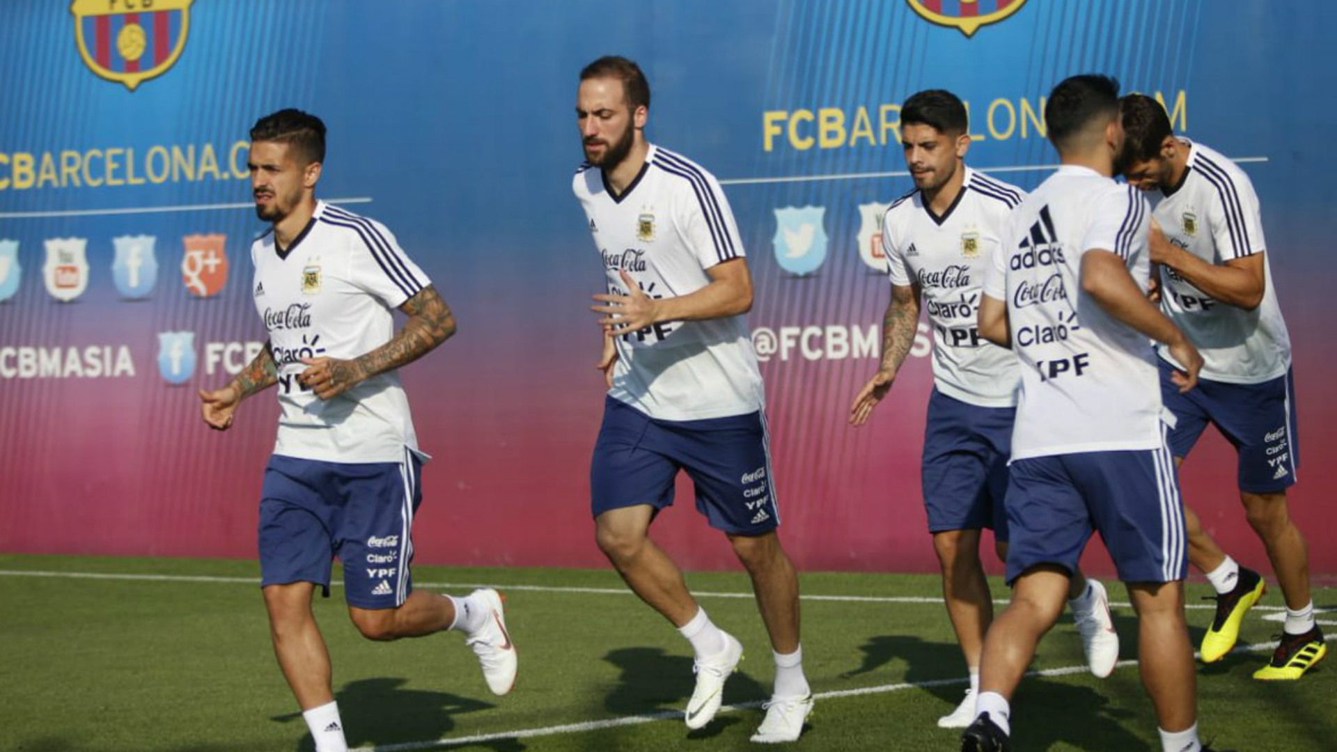 Argentina entrenamiento Barcelona 01062018