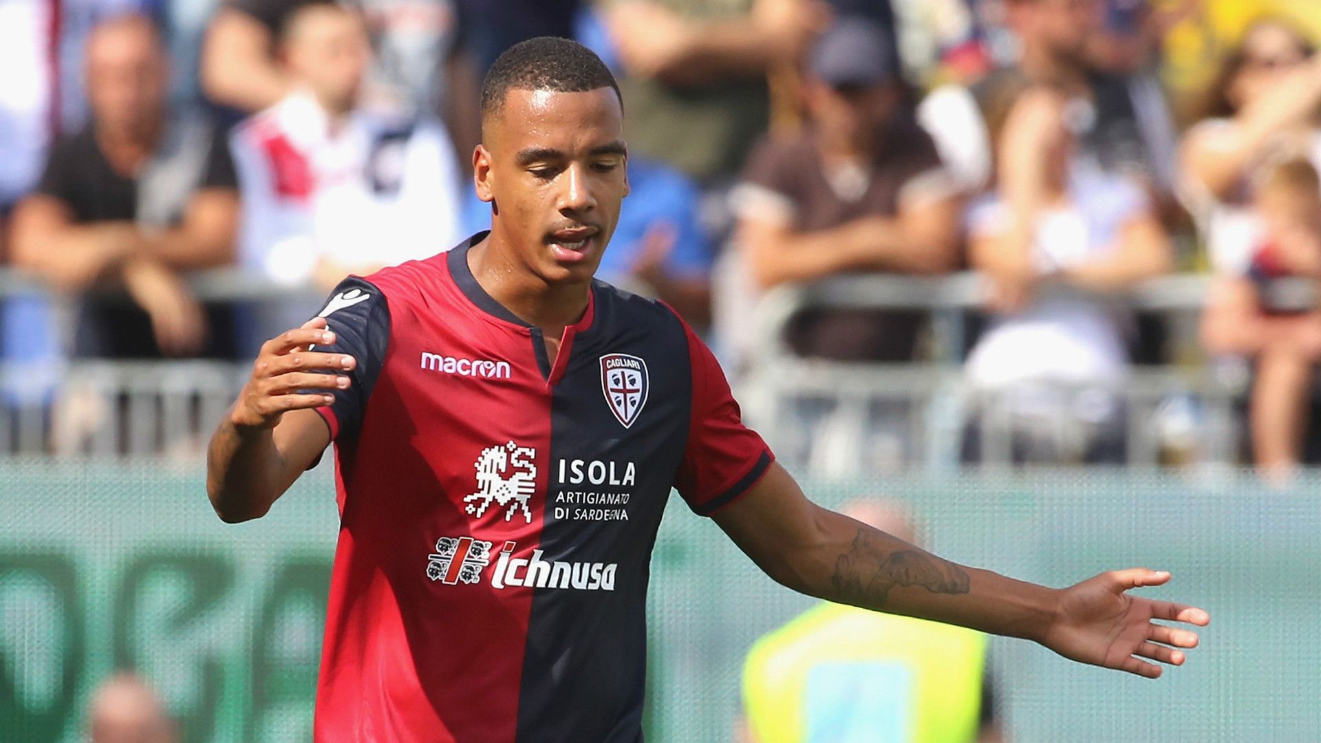 Senna Miangue, Cagliari, Serie A, 24092017