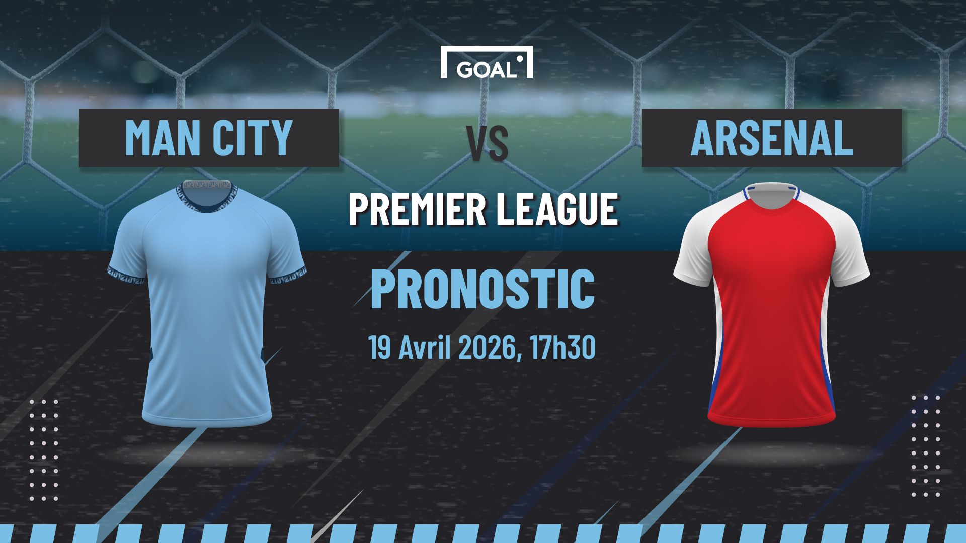 Pronostic Manchester City vs Arsenal 19/04/2026 : City fond sur les Gunners