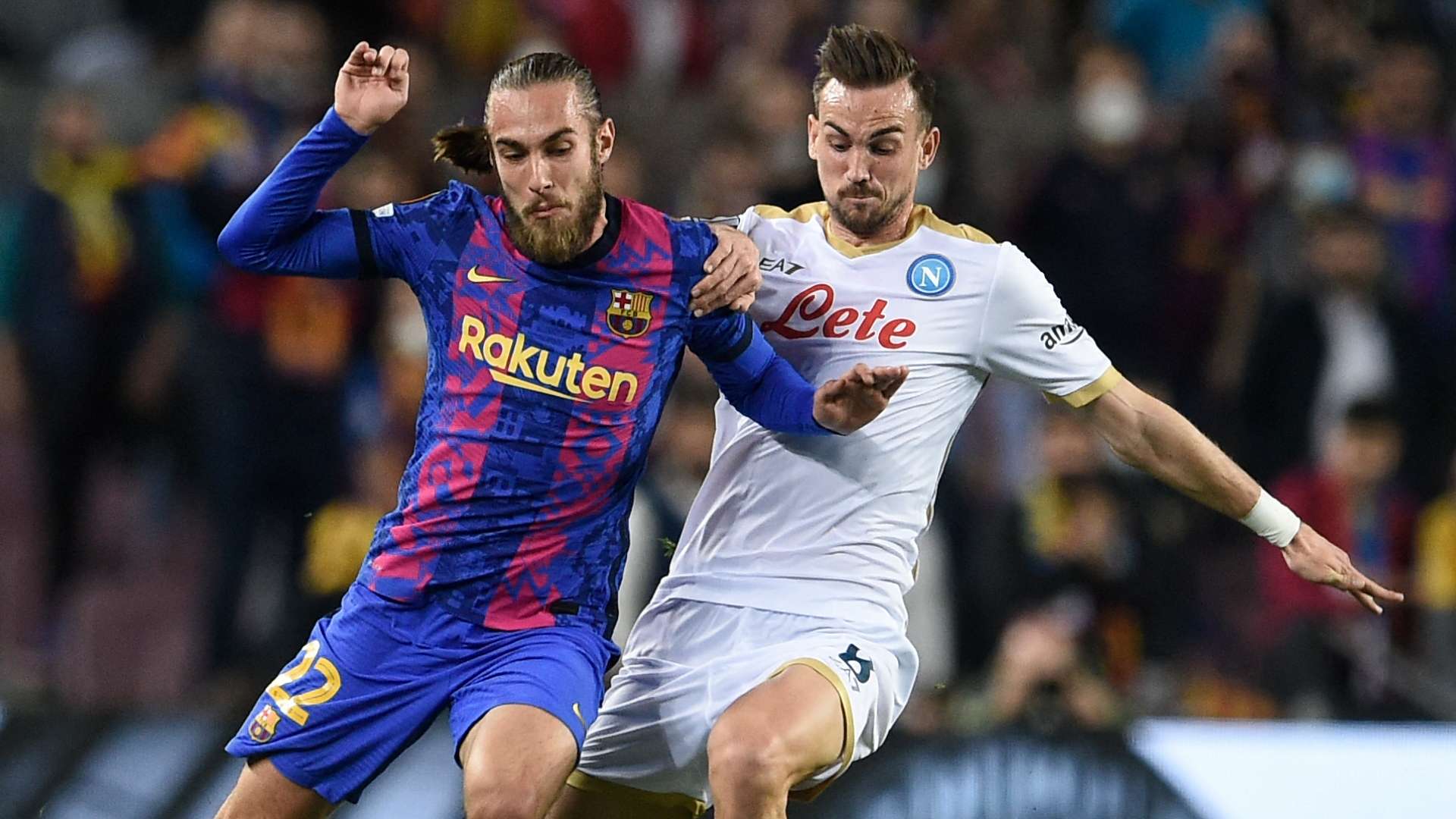 Fabian Ruiz Mingueza Barcelona Napoli Europa League