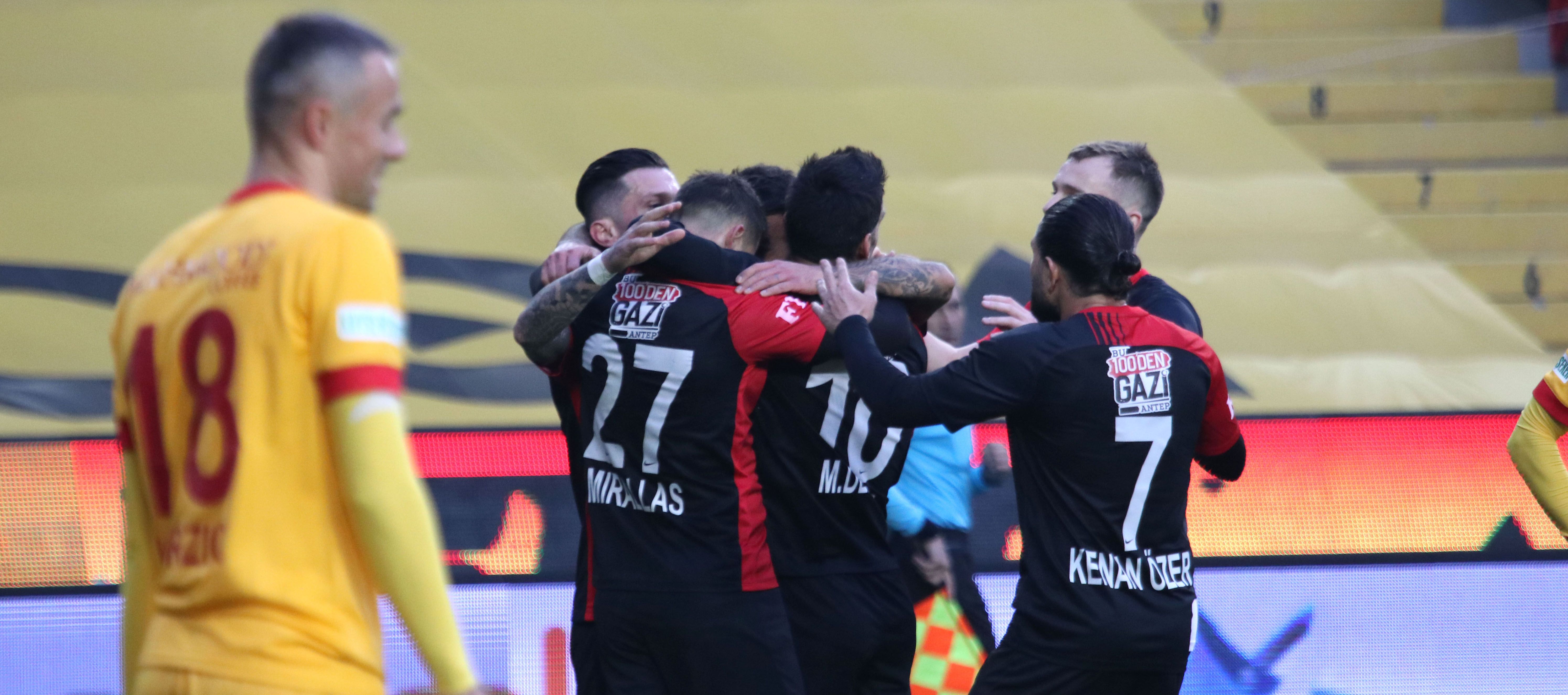 Gaziantep FK Goal Celebration vs. Kayserispor 01/16/21