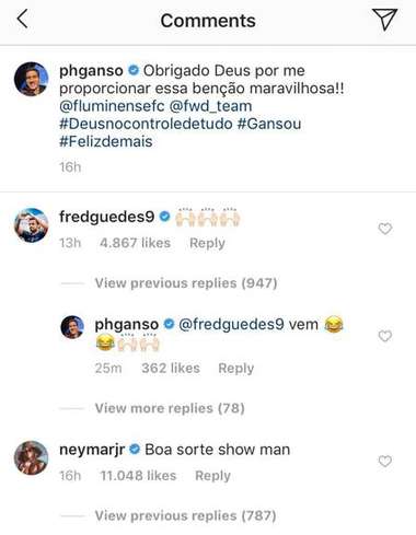 reprodução instagram Ganso