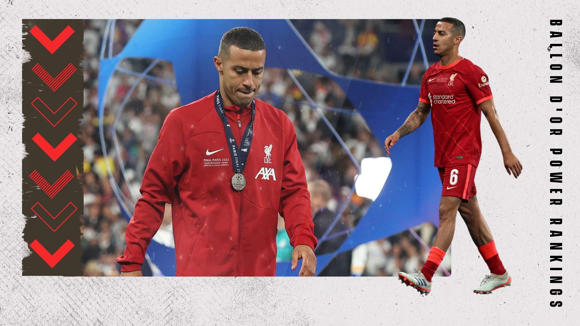 Thiago Alcantara Ballon d'Or Rankings GFX