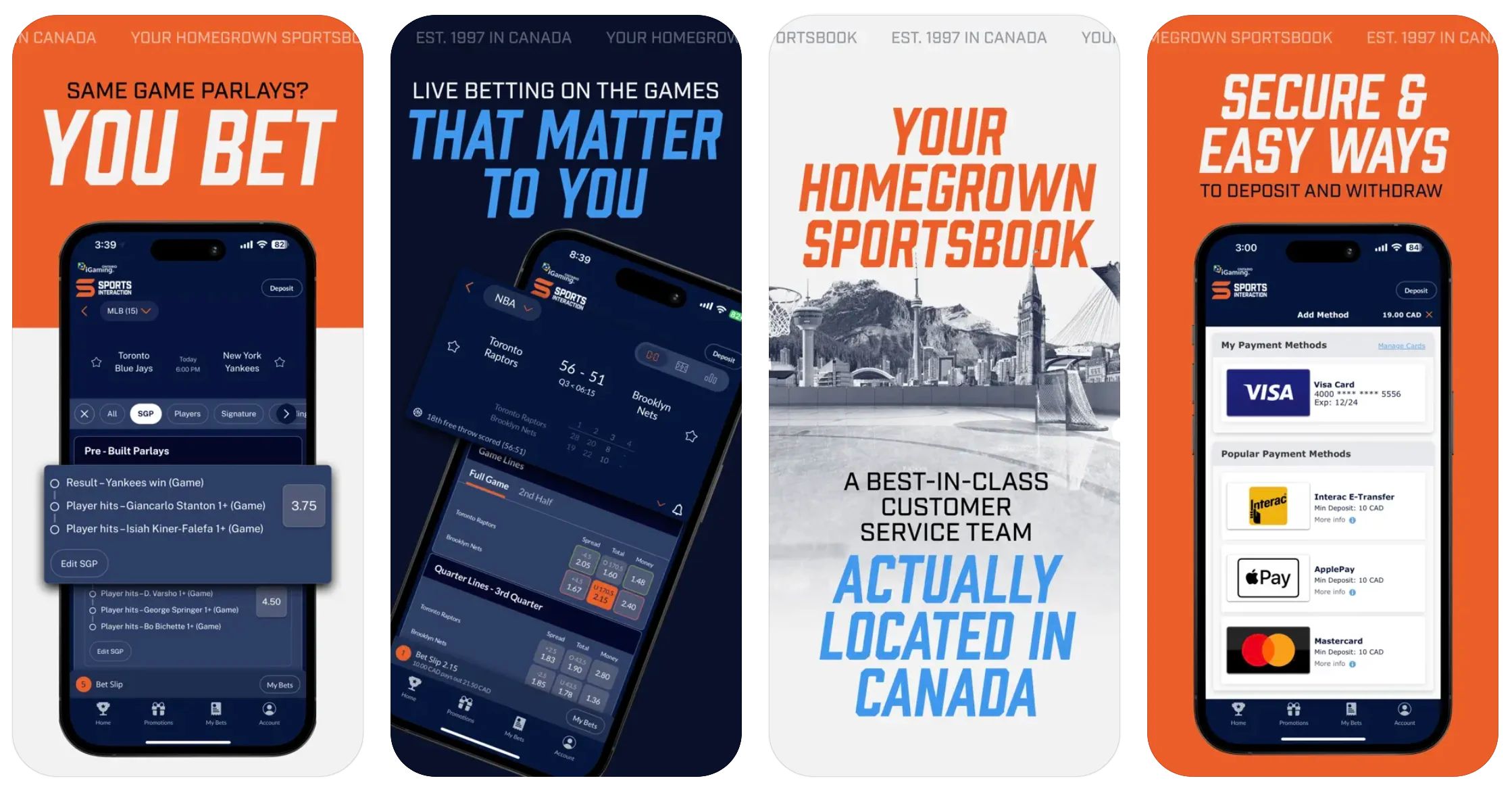 sports interaction app features