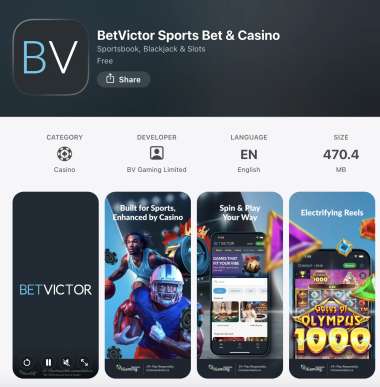 Betvictor app