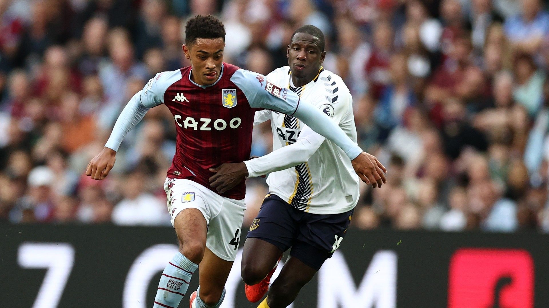 Jacob Ramsey Aston Villa vs Everton 2021-22