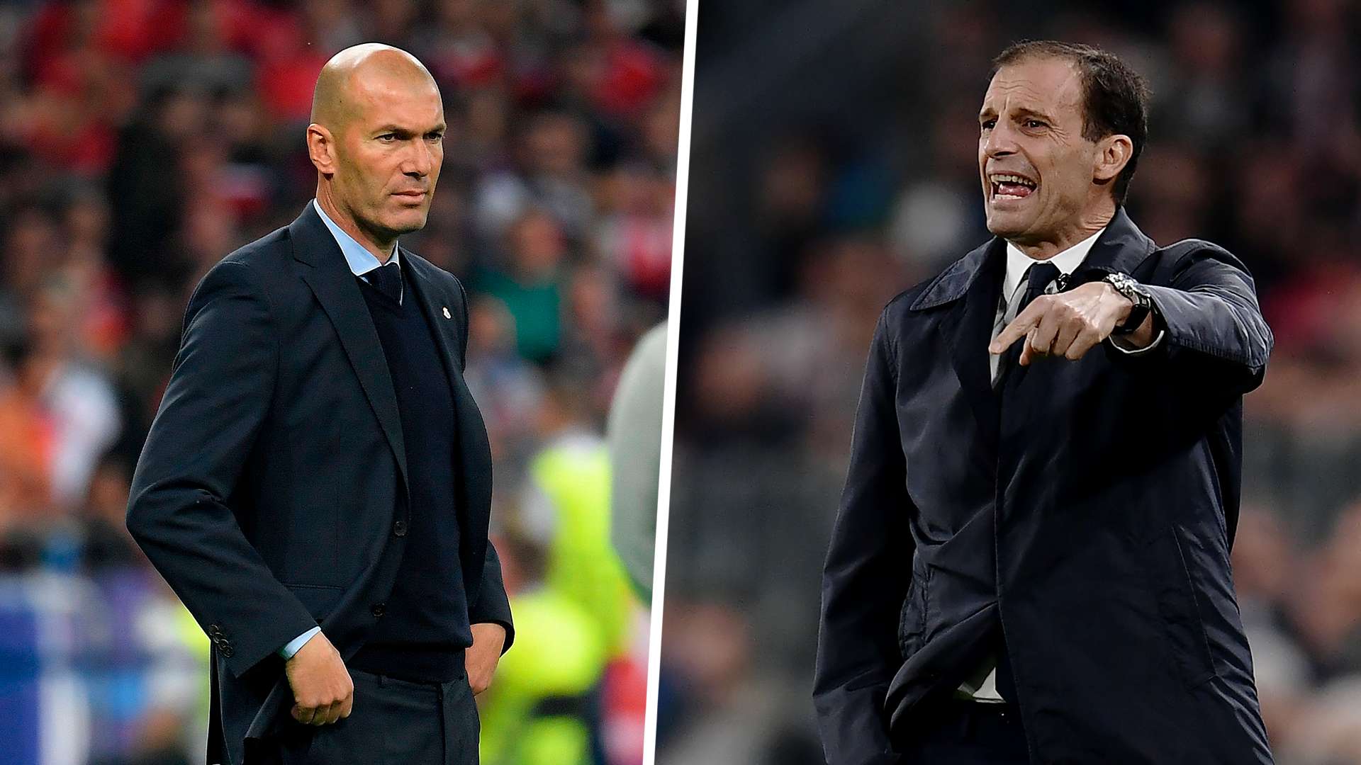 Allegri Zidane split pic