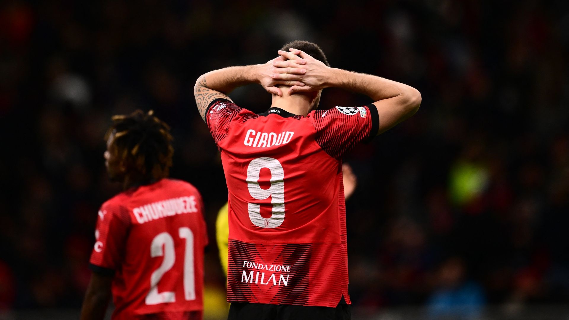 Giroud Milan Borussia Dortmund