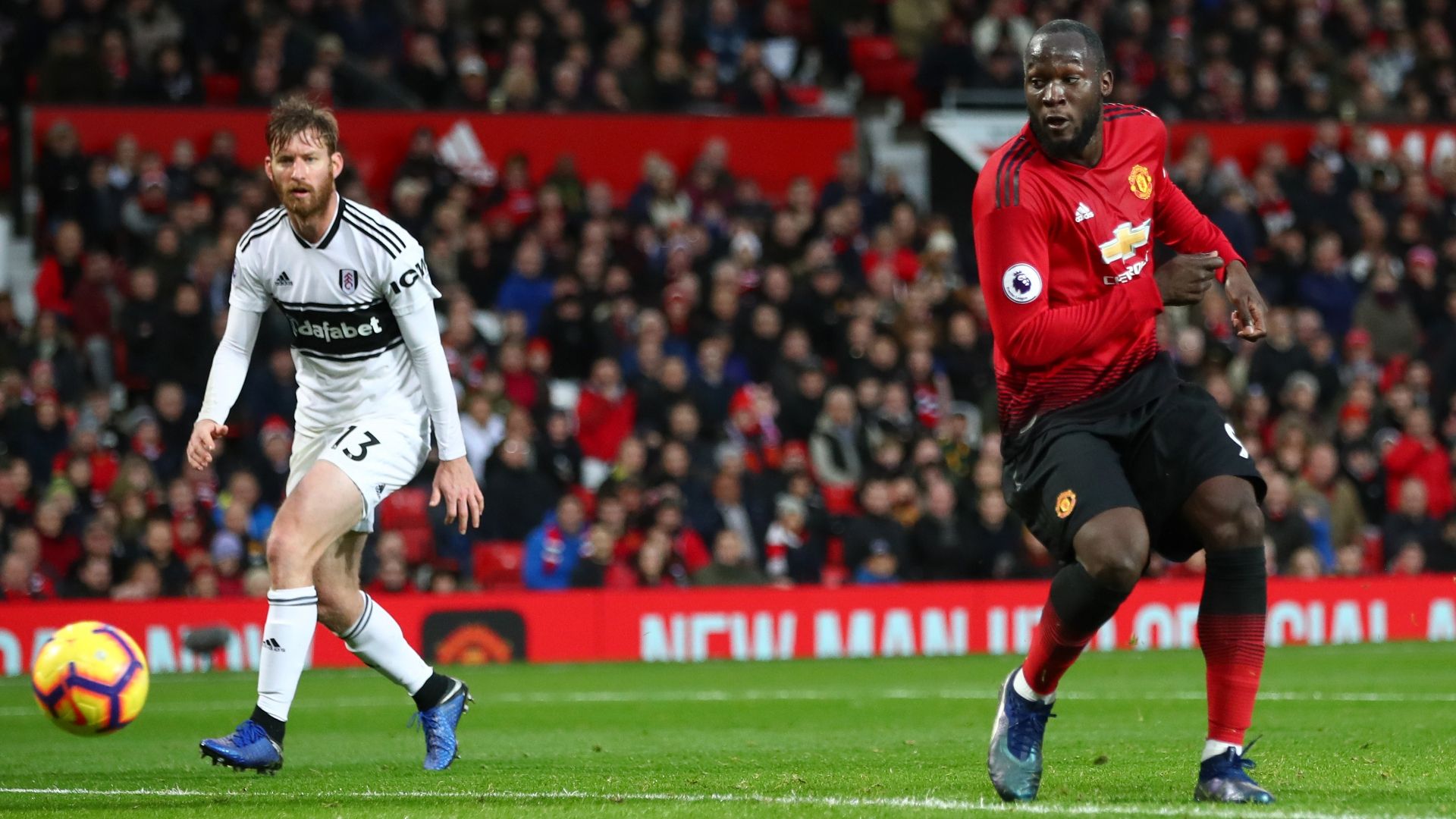 Romelu Lukaku Manchester United Fulham