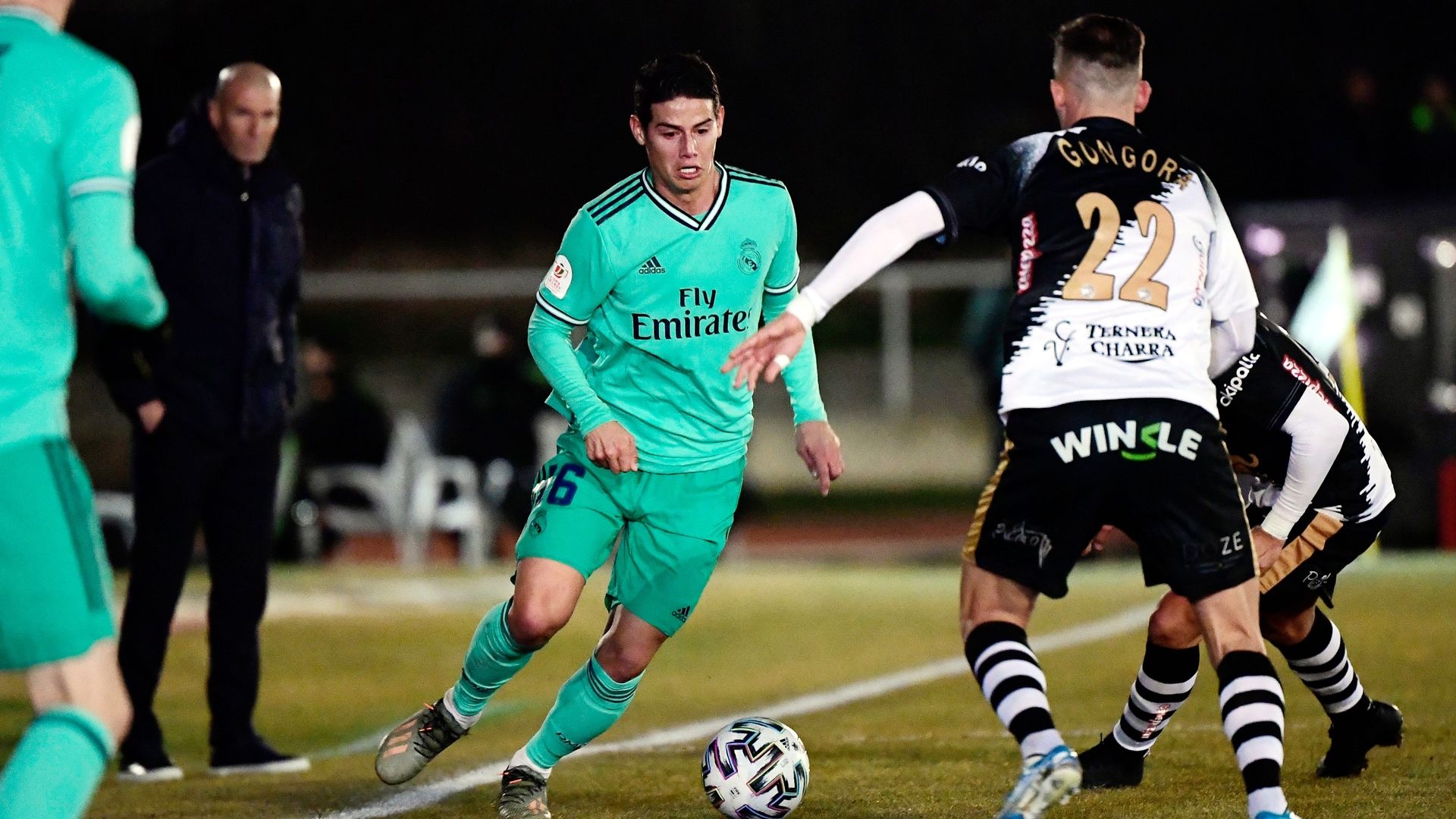 James Rodríguez Real Madrid Unionistas Copa del Rey 2020