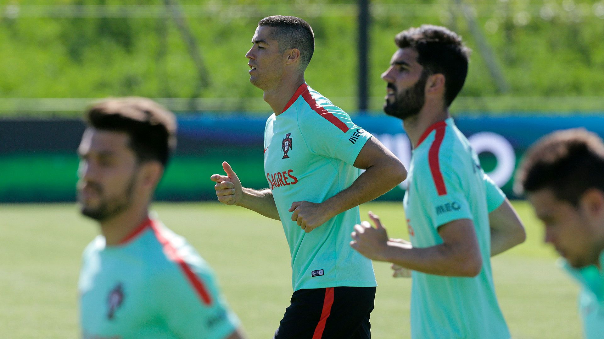 Cristiano Ronaldo Portugal training session