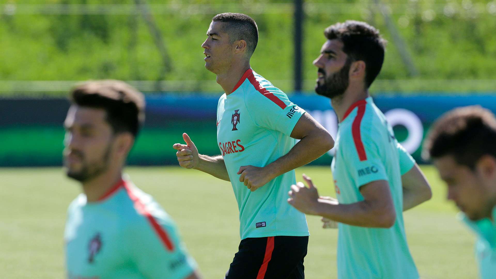 Cristiano Ronaldo Portugal training session