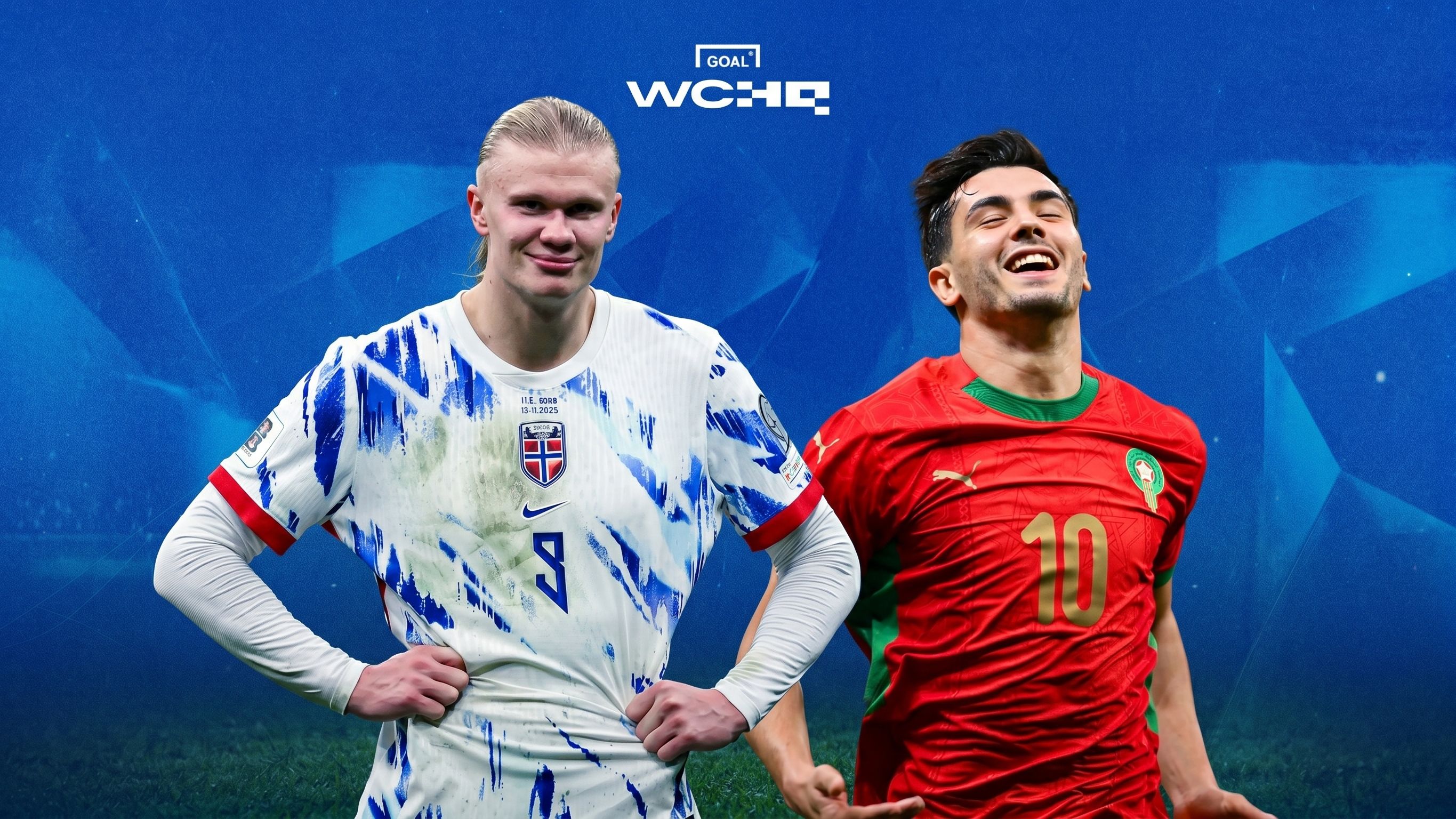 Brahim Diaz Erling Haaland Morocco Norway (Goal Only)