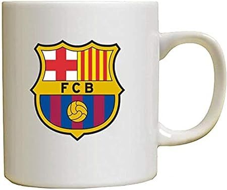 كوب سيراميك للقهوة أو الشاي بشعار برشلونة 