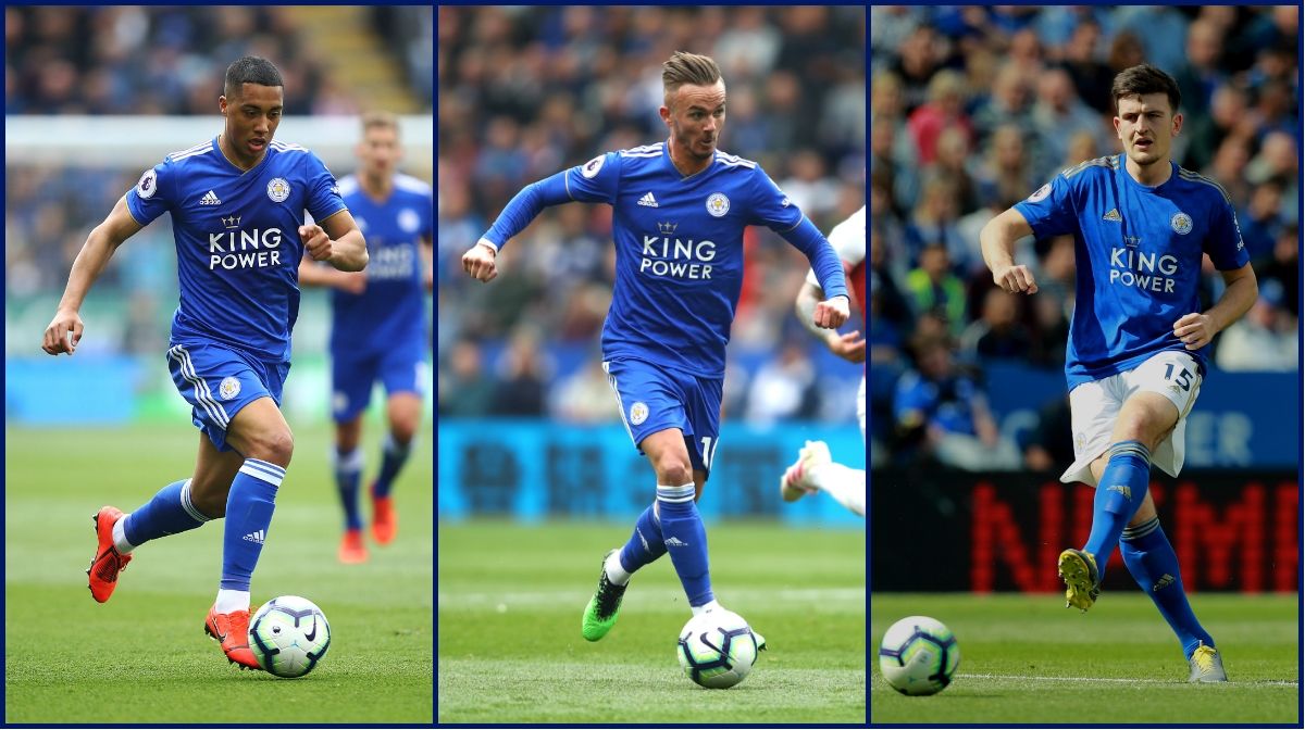 harry maguire james maddison youri tielemans leicester city premier league 2018/19 2019