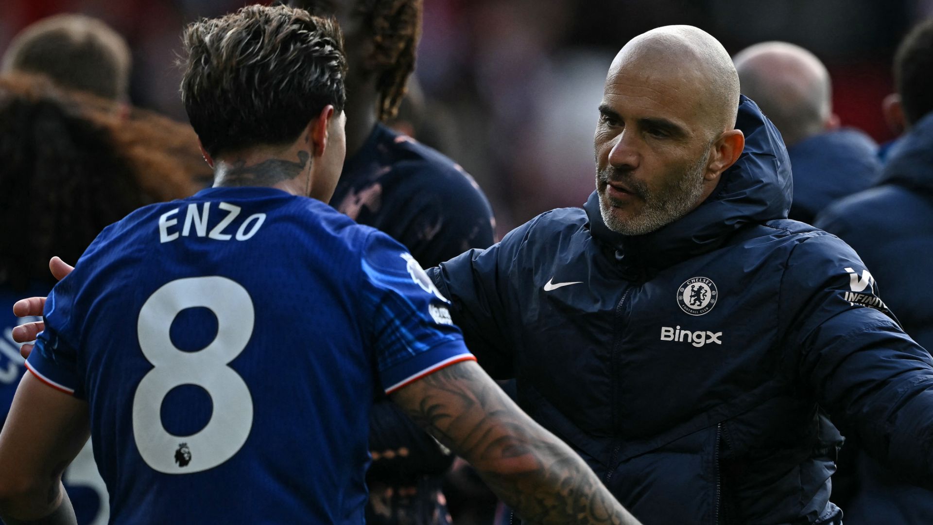 Enzo Maresca Enzo Fernandez Chelsea 2024-25