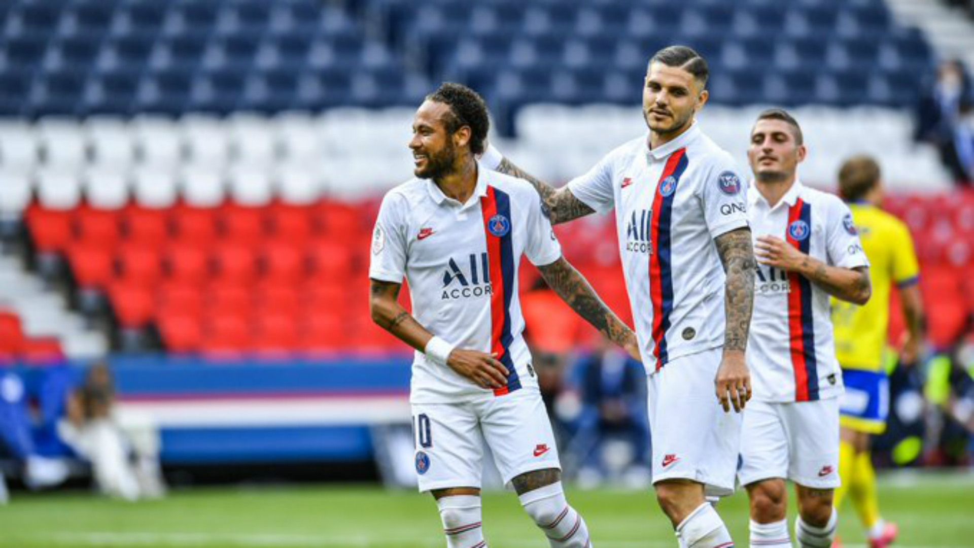 Neymar Icardi PSG amistoso 17072020