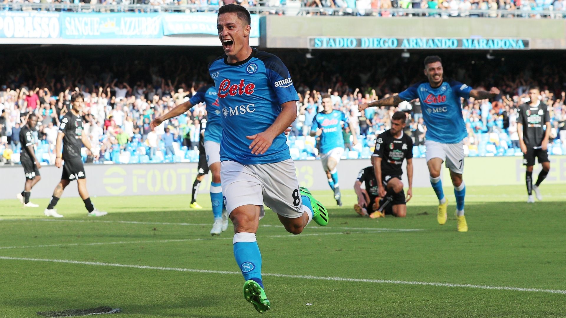 Raspadori Napoli Spezia