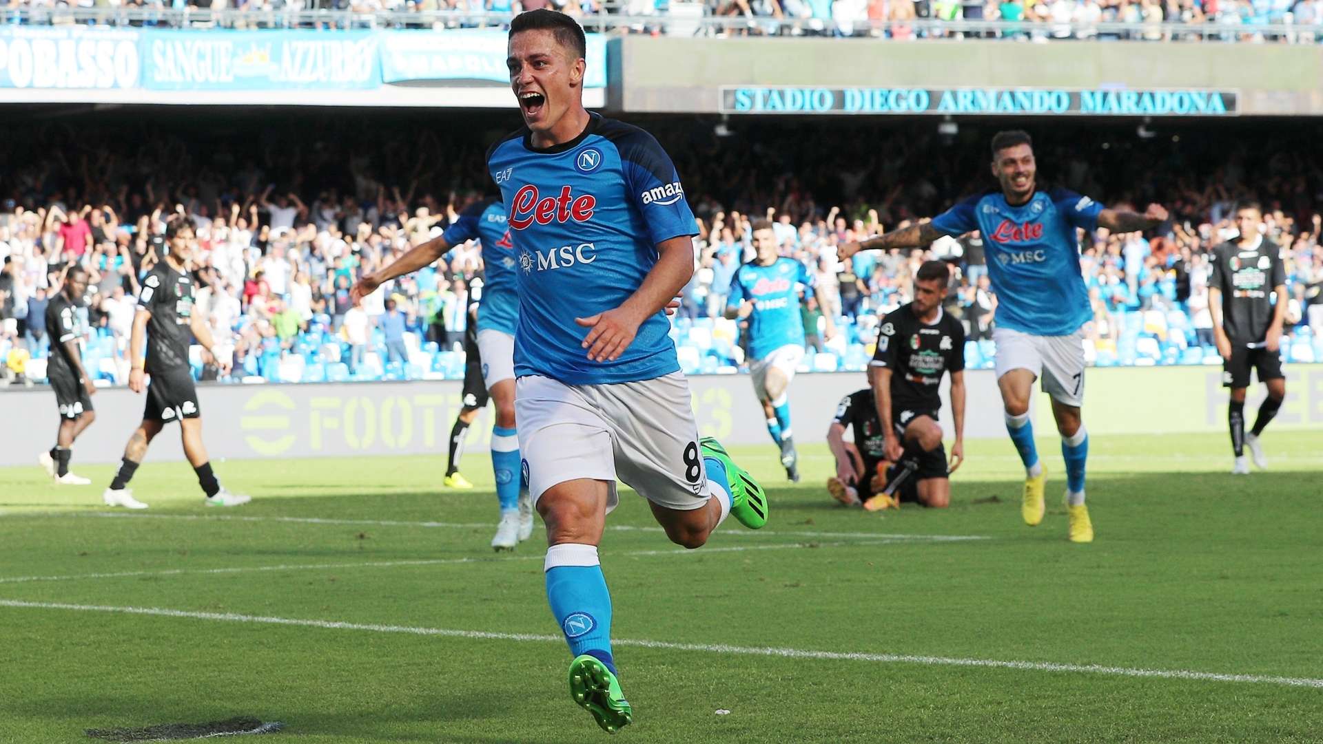 Raspadori Napoli Spezia