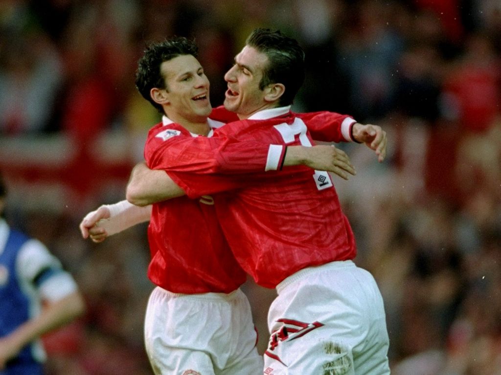 Ryan Giggs Eric Cantona Manchester United Blackburn Rovers FA Carling Premier League 05031993