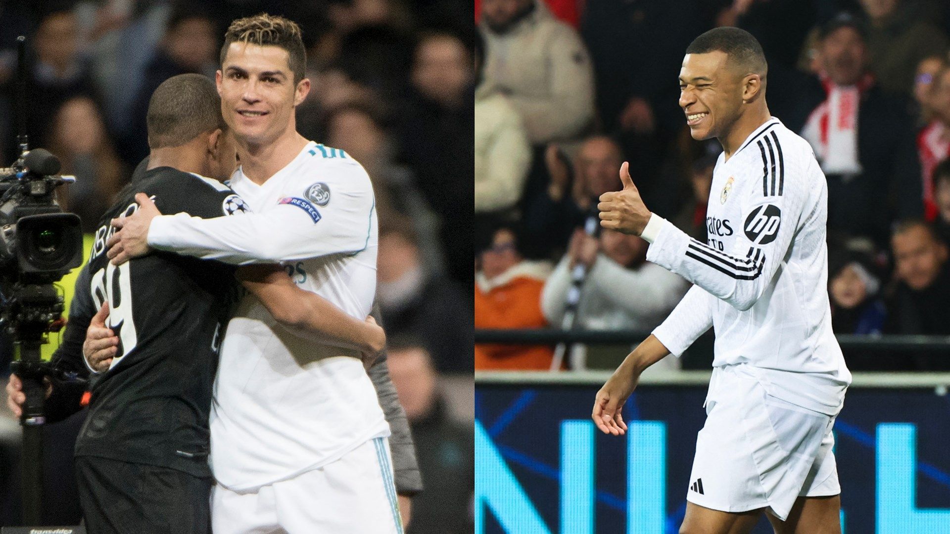 Cristiano Ronaldo Kylian Mbappe Real Madrid