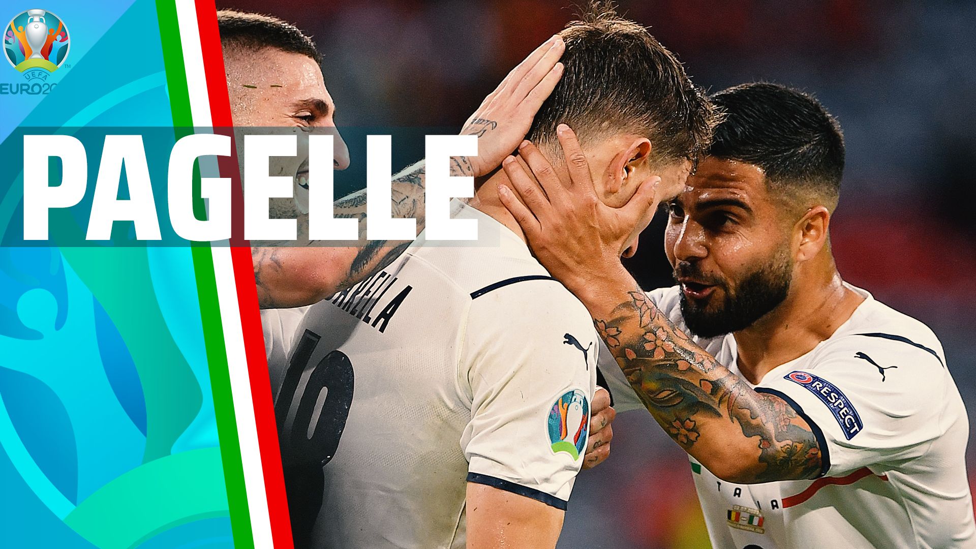 Pagelle Belgio-Italia