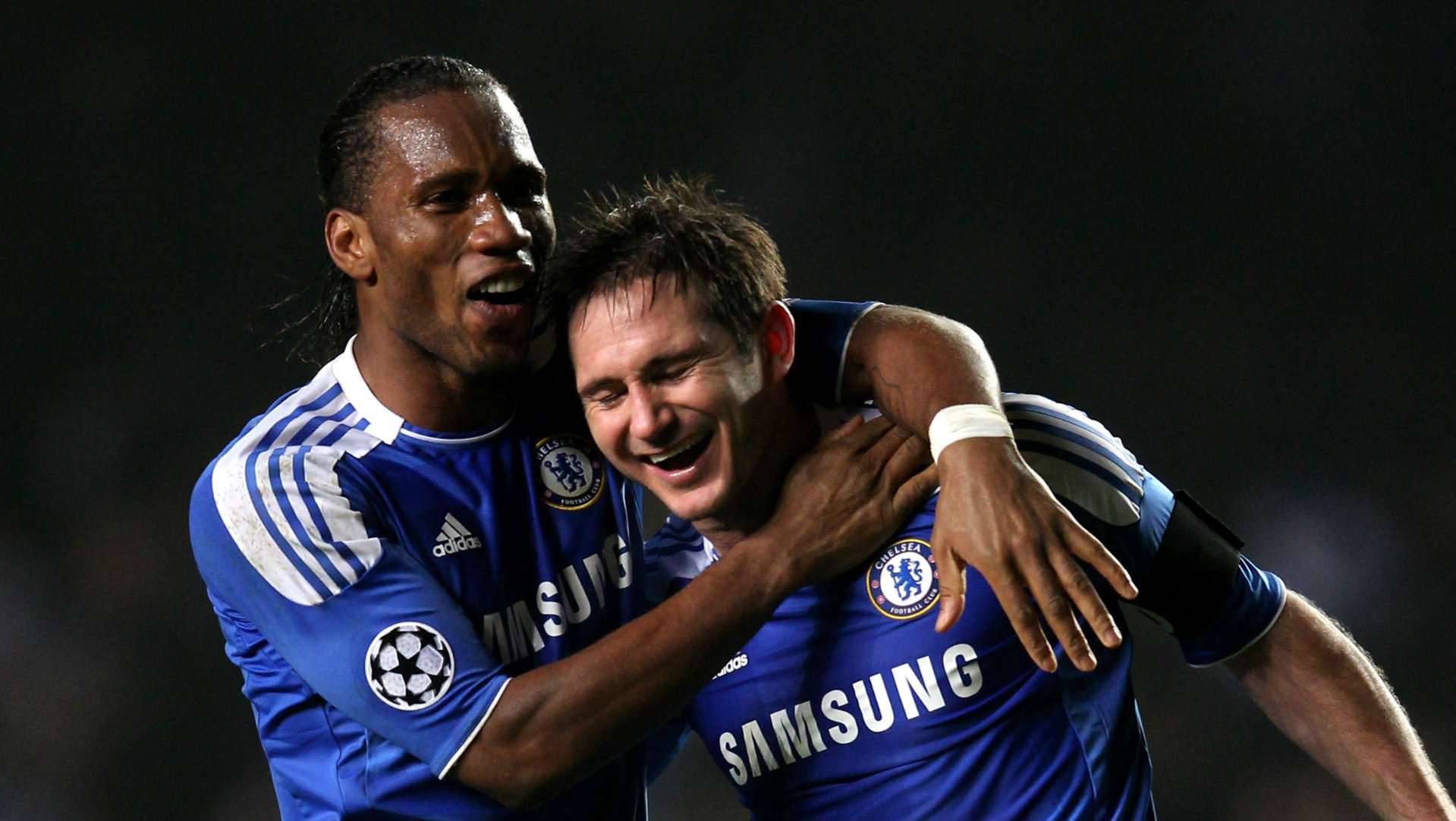 Didier Drogba Frank Lampard Chelsea 2012