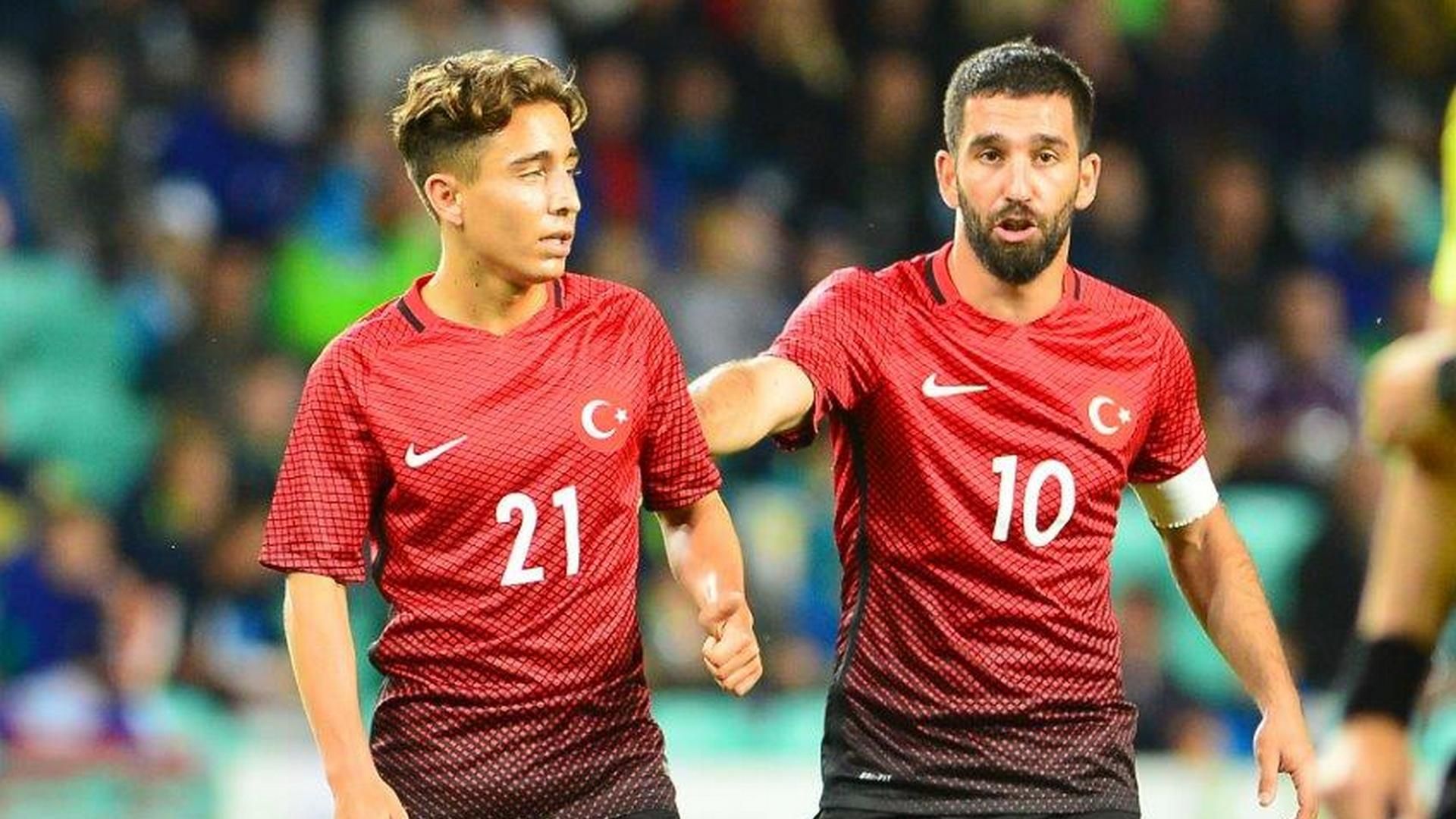 emre mor arda turan slovenia turkey 06052016