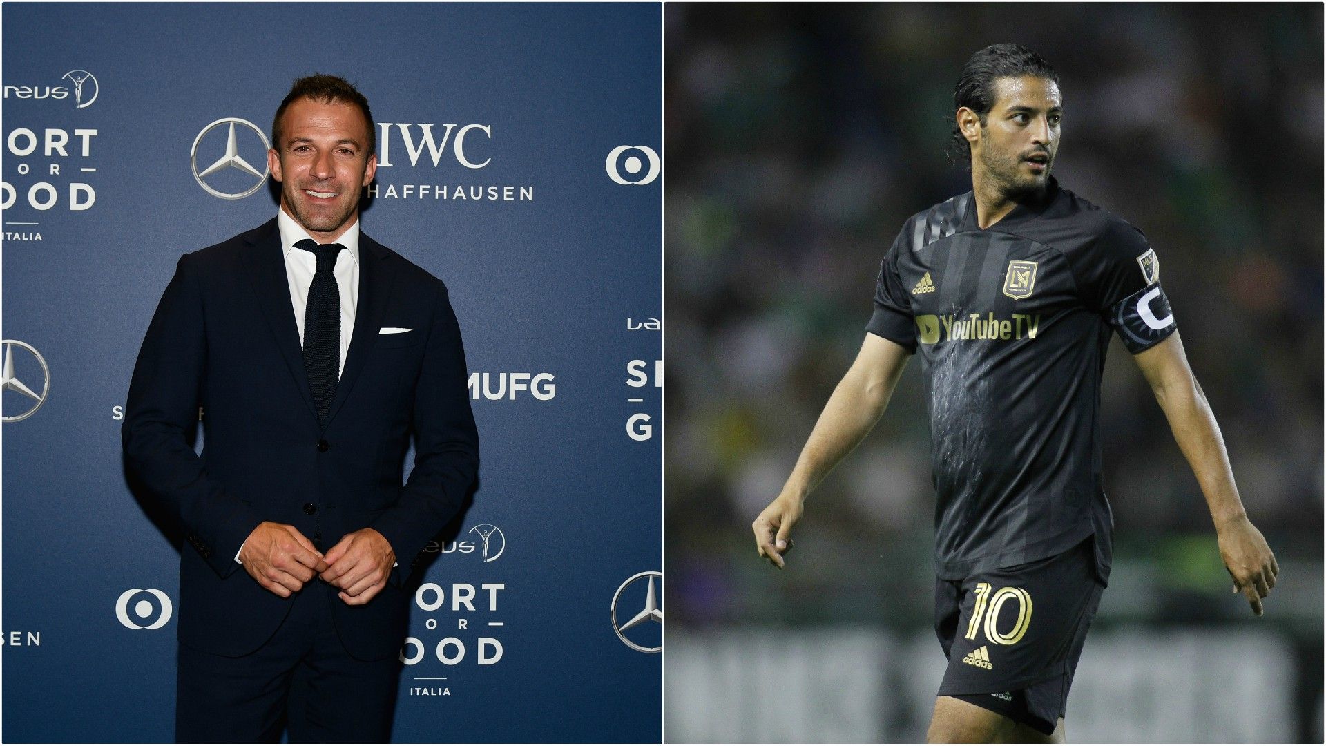 Alessandro del Piero Carlos Vela