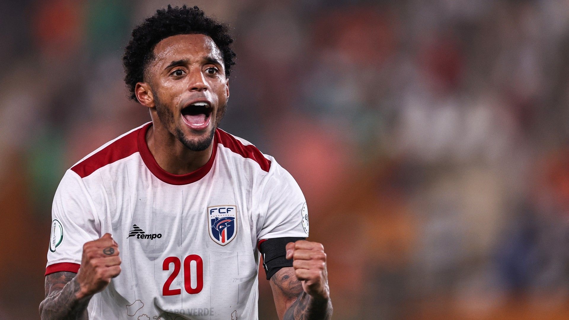 Cape Verde's forward #20 Ryan Mendes