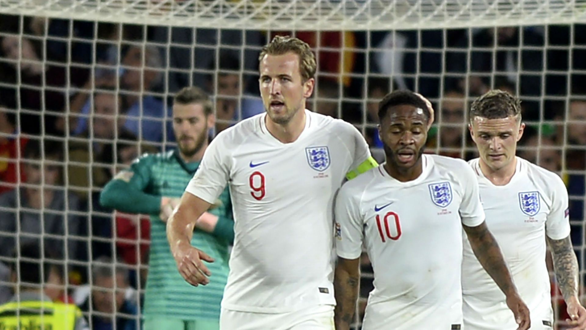 Harry Kane Raheem Sterling England Spain