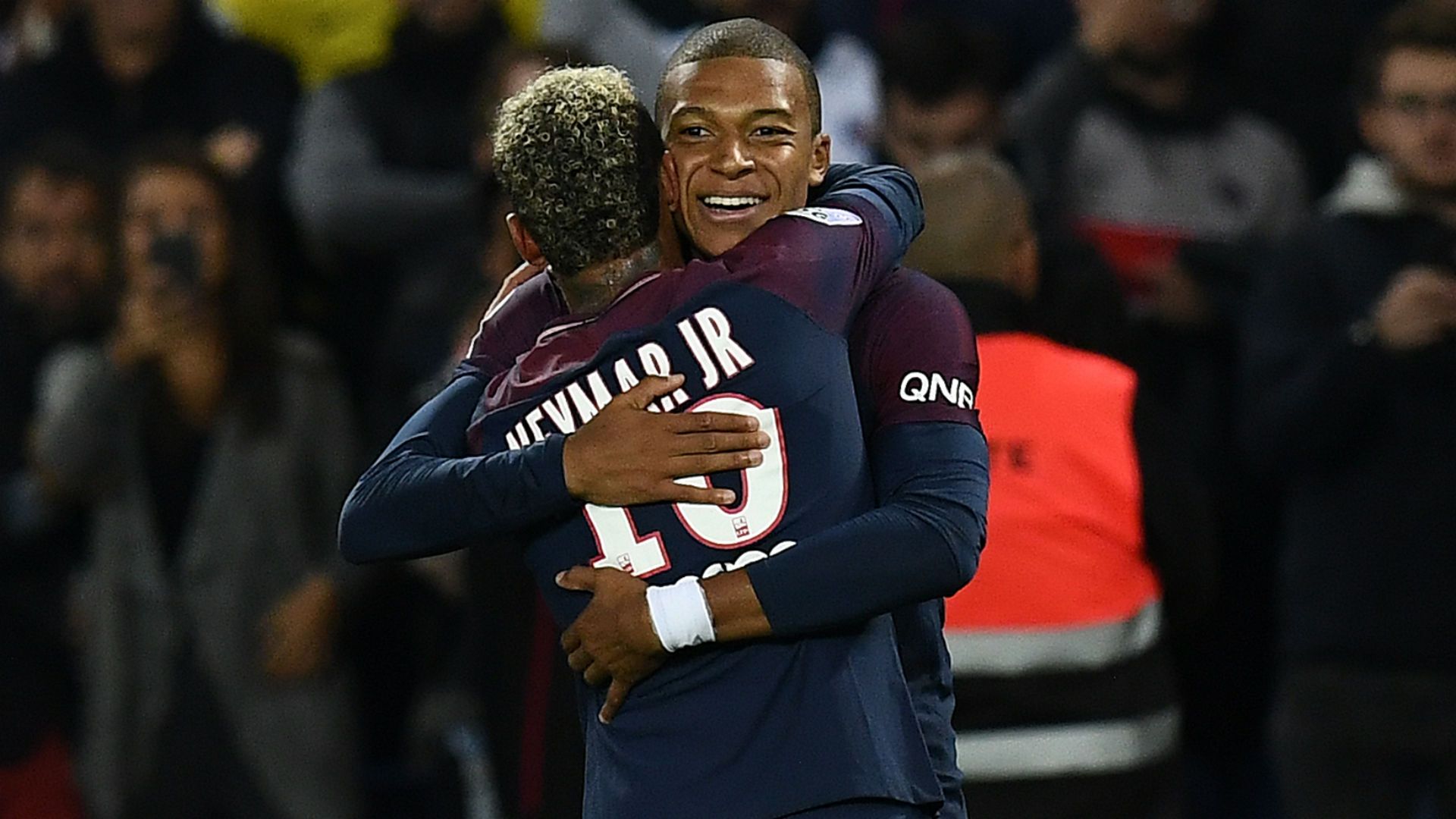 Kylian Mbappe Neymar PSG Lyon Ligue 1 17092017