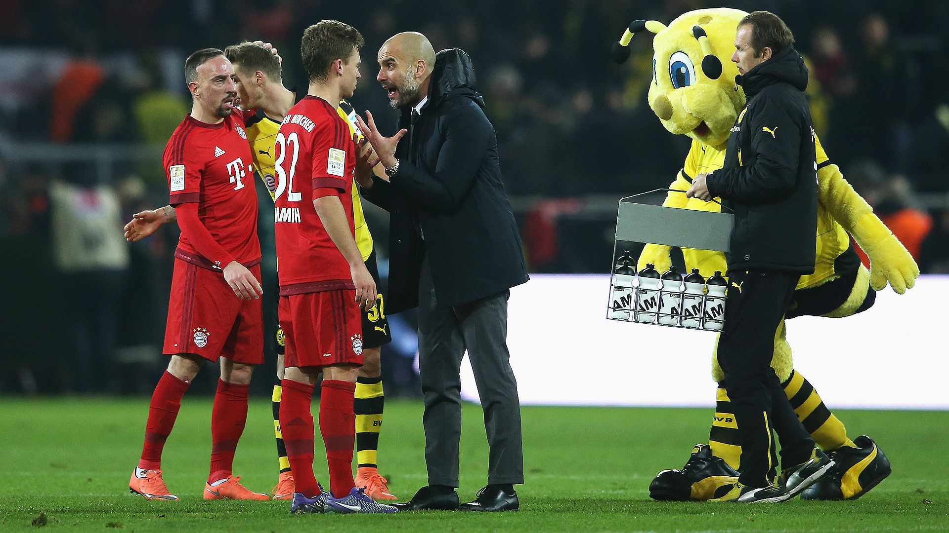 Pep Guardiola Joshua Kimmich Bayern Dortmund