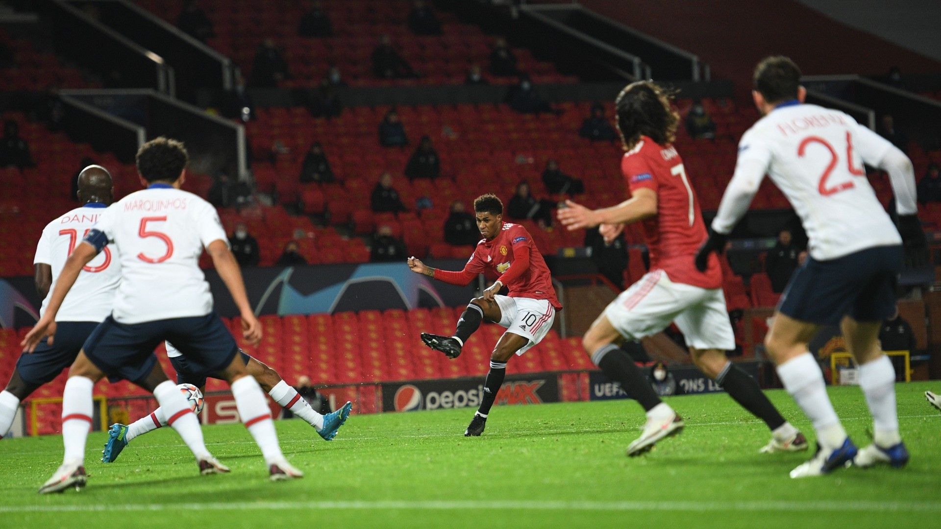 Rashford Manchester United PSG 2020