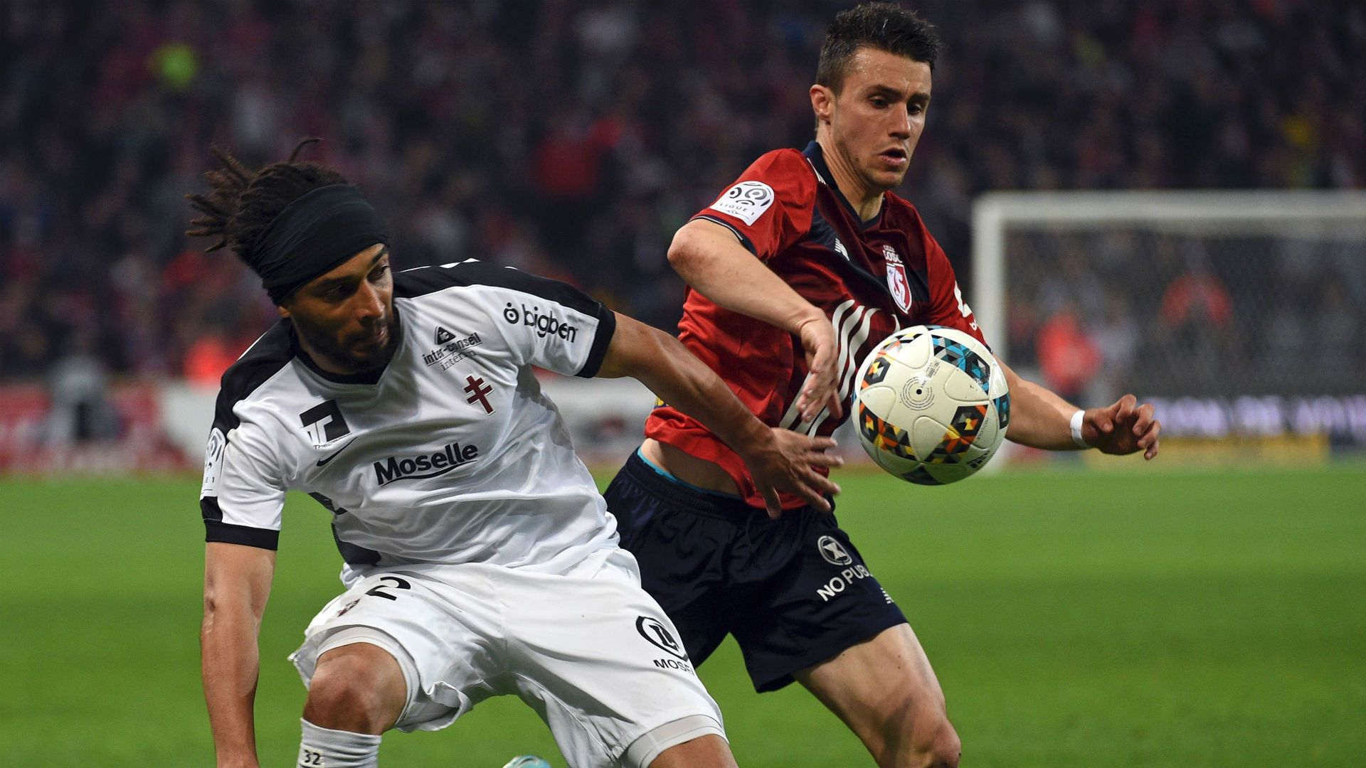 Benoit Assou Ekotto Sebastien Corchia Lille Metz Ligue 1 06052017