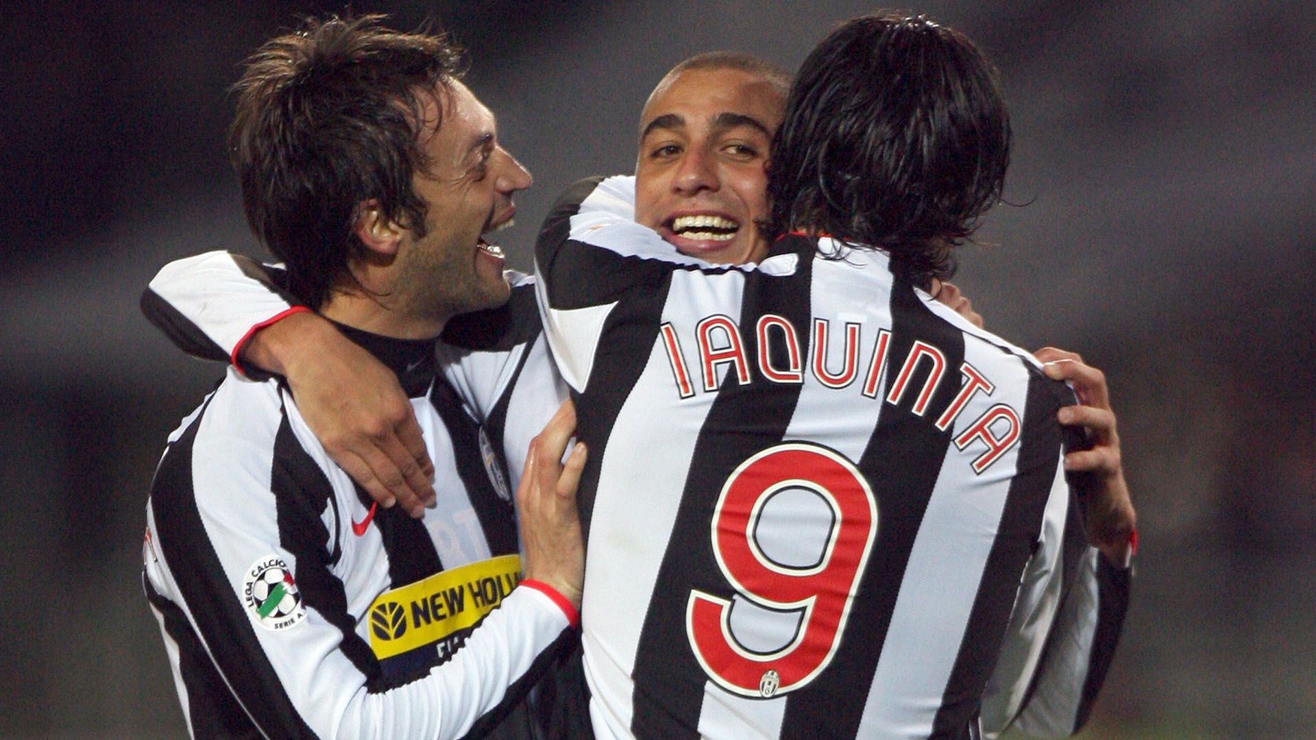 Iaquinta Legrottaglie Trezeguet Juventus 2007-2008