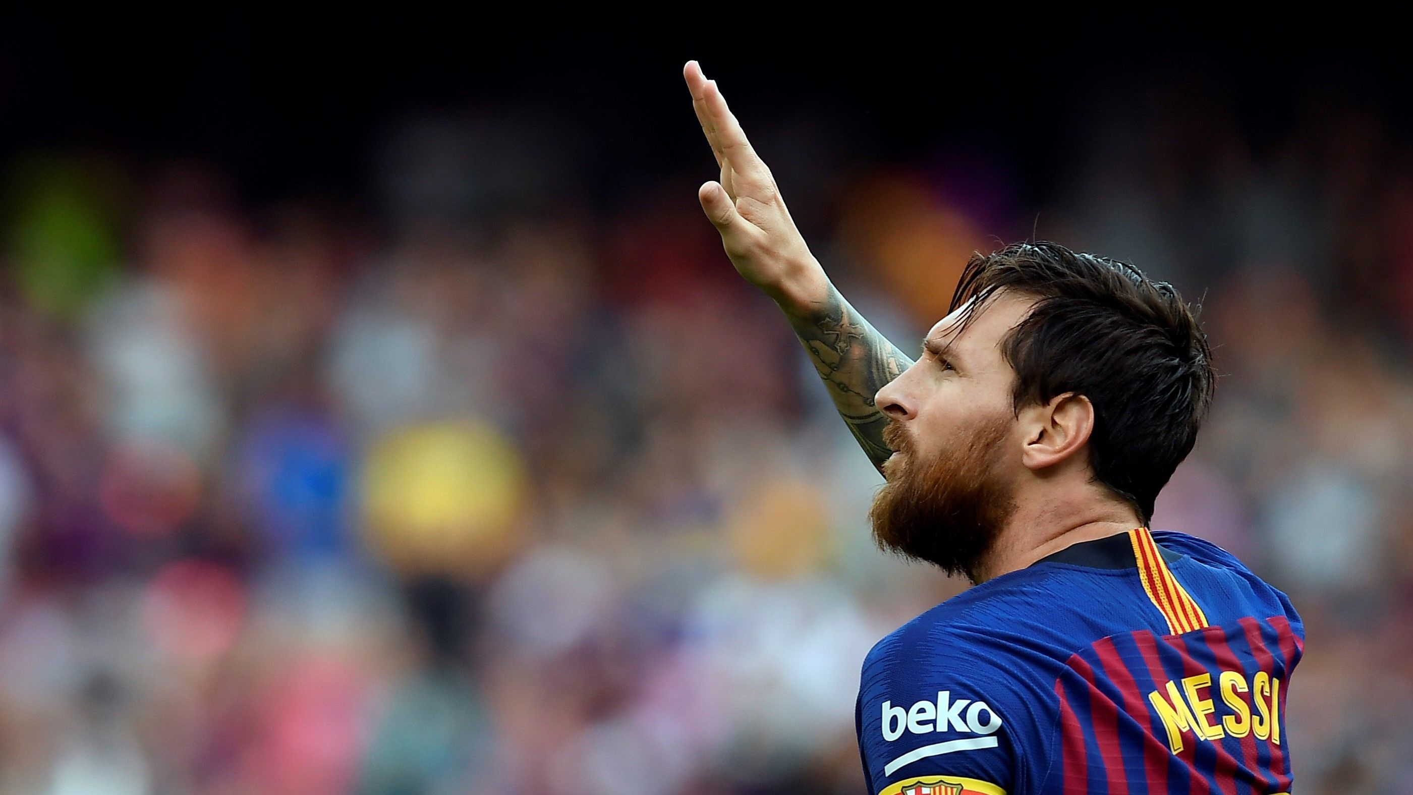Lionel Messi Barcelona Huesca LaLiga 02092018