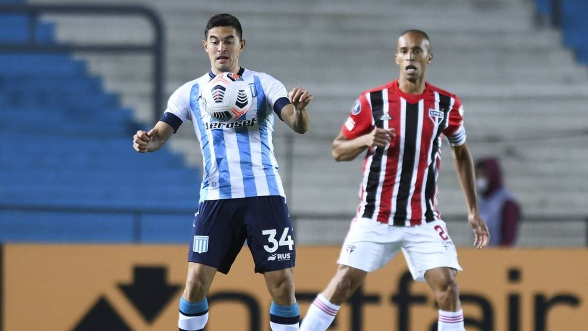 Lovera Miranda Racing Sao Paulo Fecha 3 Grupo E Copa Libertadores 2021