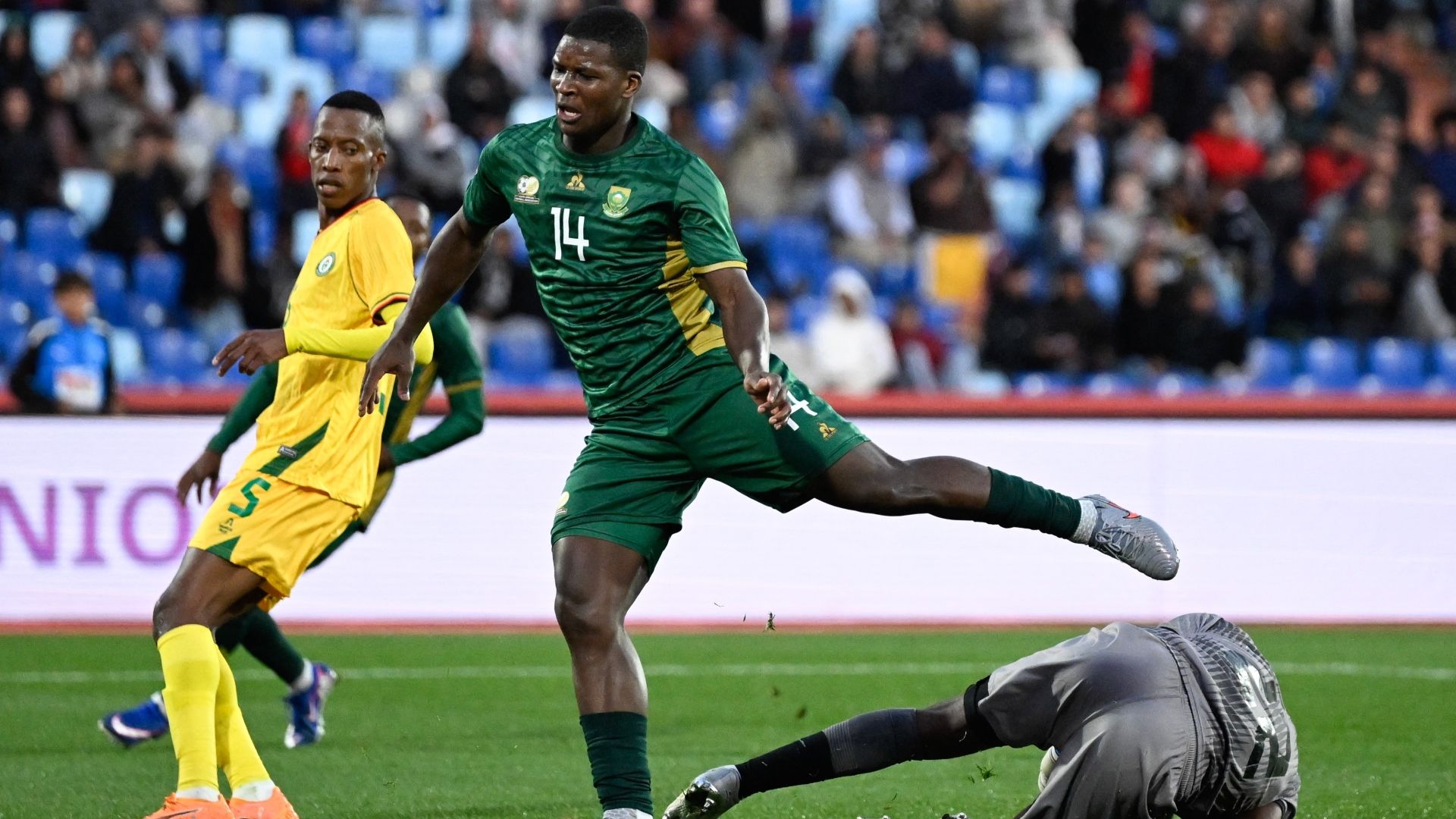Mbekezeli Mbokazi, Bafana Bafana vs Zimbabwe