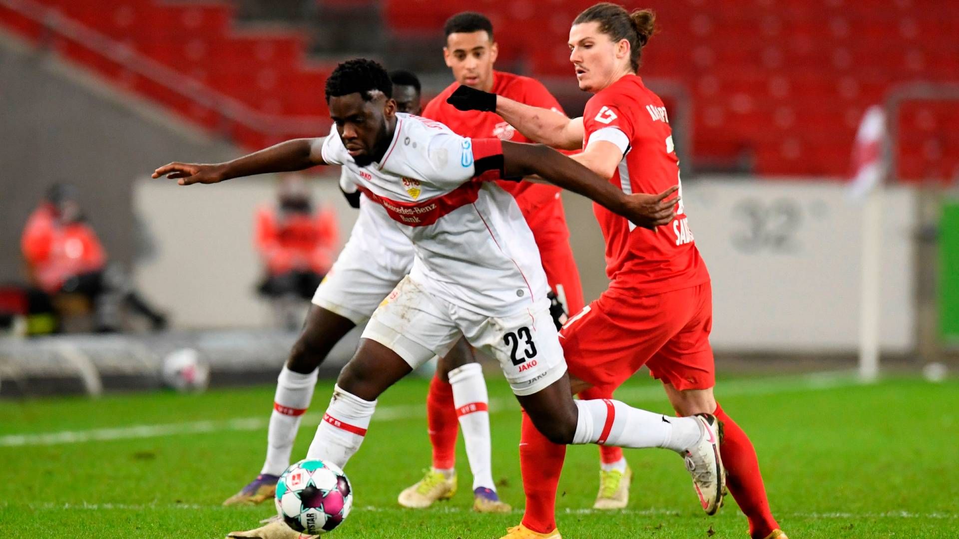 Orel Mangala Marcel Sabitzer VfB Stuttgart RB Leipzig