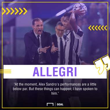 Massimiliano Allegri Alex Sandro PS